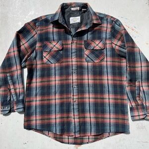 Men's Vintage Northwest Territory Flannel Multicolor Plaid L Lumber Work PNW
